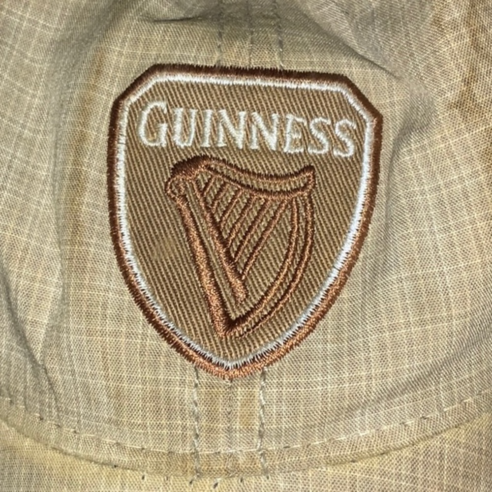 Two Guinness Ball Caps Distressed Style Adjustable - Picture 10 of 11